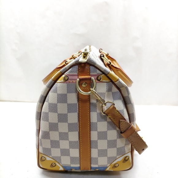 LOUIS VUITTON - Speedy Bandouliere White Damier Azul R1.203 - Picture 2 of 5